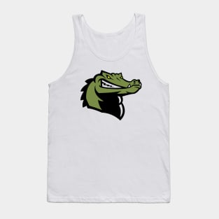 Angry Crocodile Face Logo Tank Top